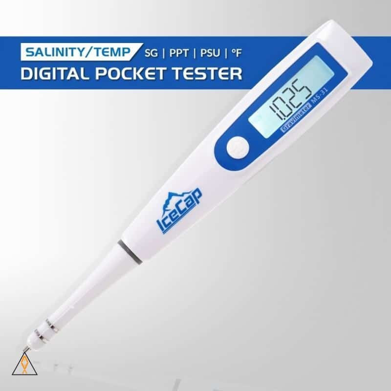 Digital Pocket Thermometer and Salinity Tester - IceCap
