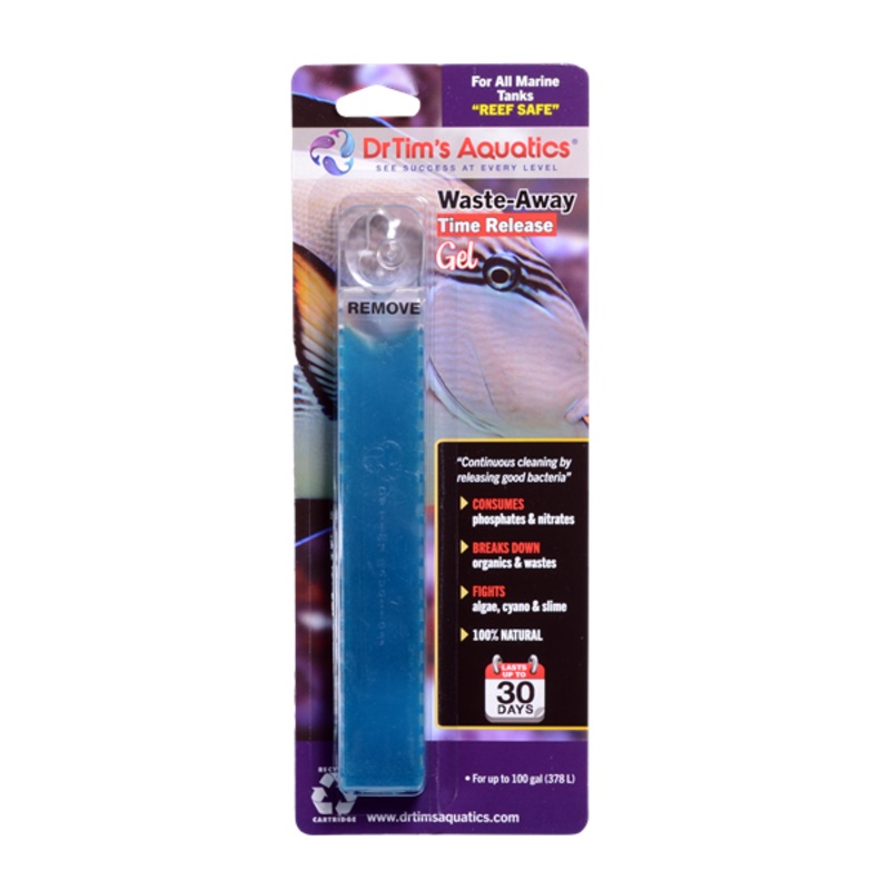 Waste-Away Natural Aquarium Bacteria Gel, Saltwater - Dr. Tim's
