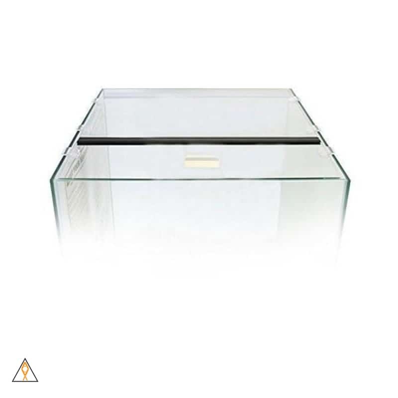 24" Glass Canopy w/ Acrylic Clips