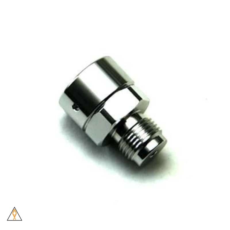 CO2 Mini Regulator to Paintball Bottle Adapter - Hydra Aquatics