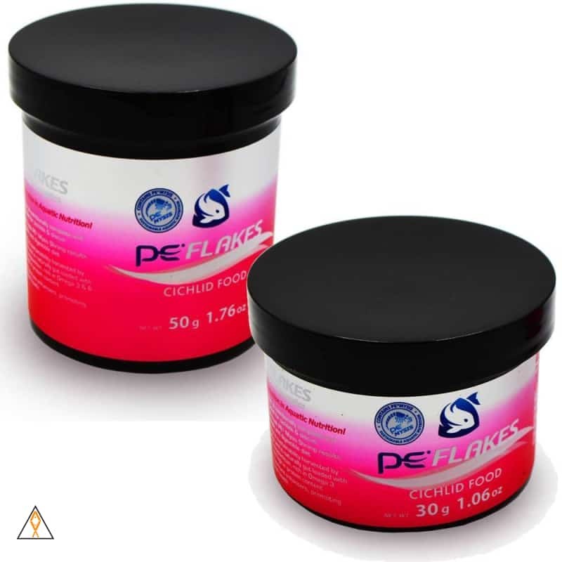 PE Cichlid Fish Food Flakes - Piscine Energetics
