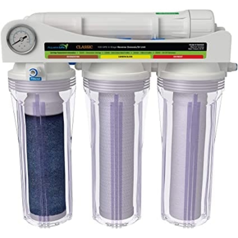 RO/DI Classic 4-Stage 100GPD Filter Unit - AquaticLife