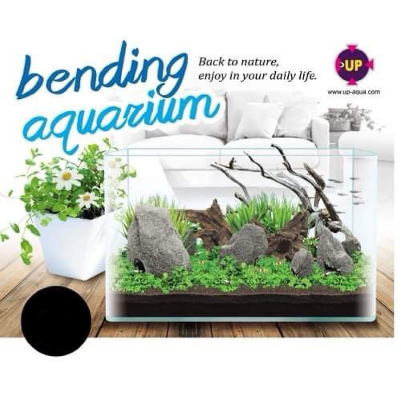 Curve Front Ultra Clear - Rimless Tank Nano 10L