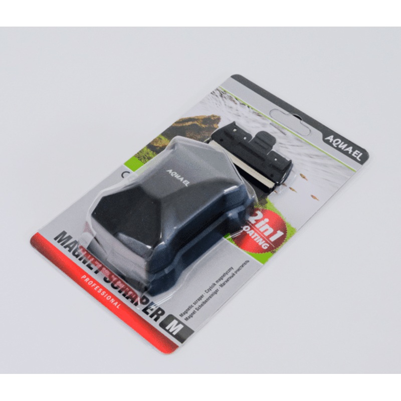 Aquael Magnet Glass Cleaner & Scraper 2-in-1 M