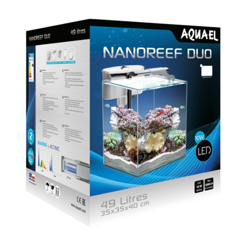 Aquael Nano Reef Duo 35 White Aquarium Set