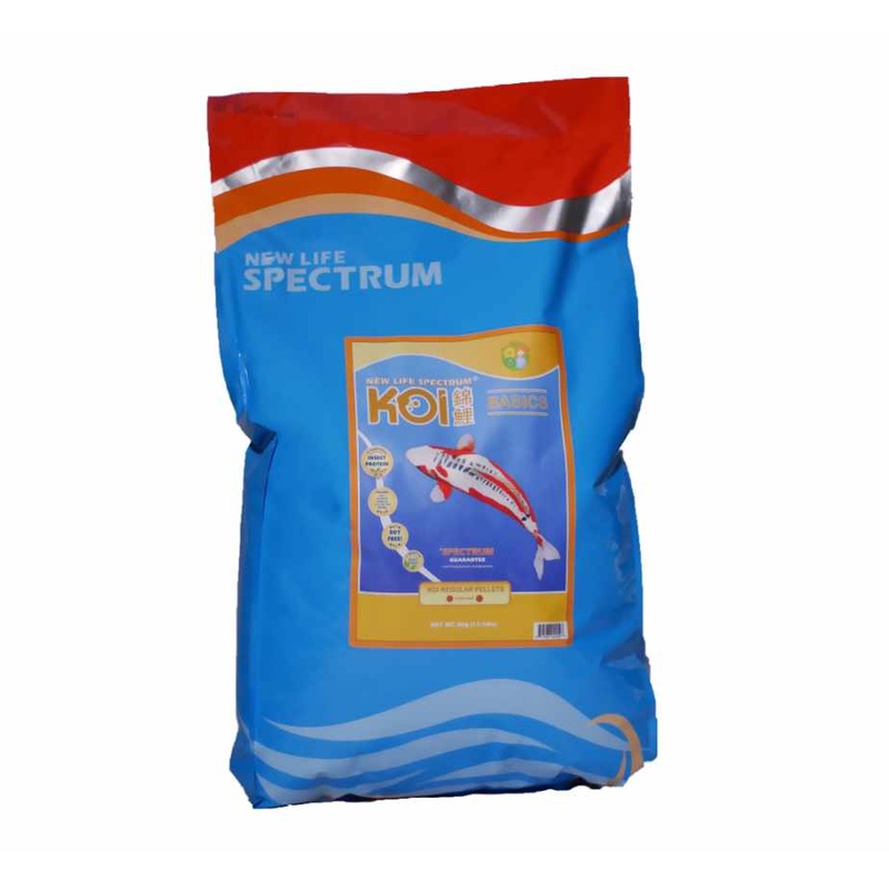 New Life Spectrum Koi Formulas, Basics (Regular Koi Pellets 5.5-6mm), 8kg