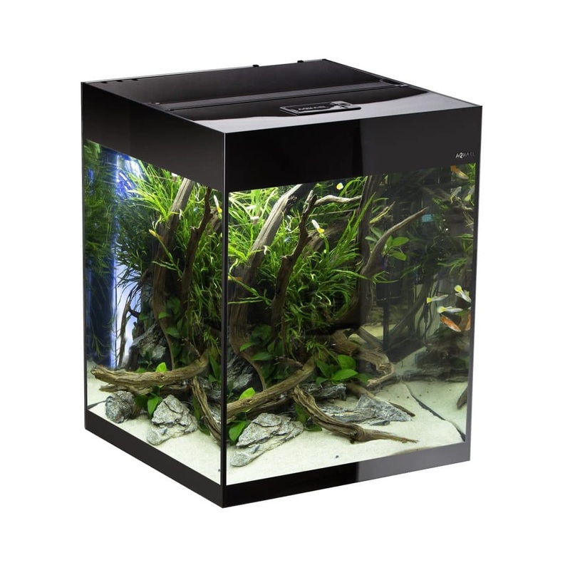 Aquael Glossy Cube Black Aquarium