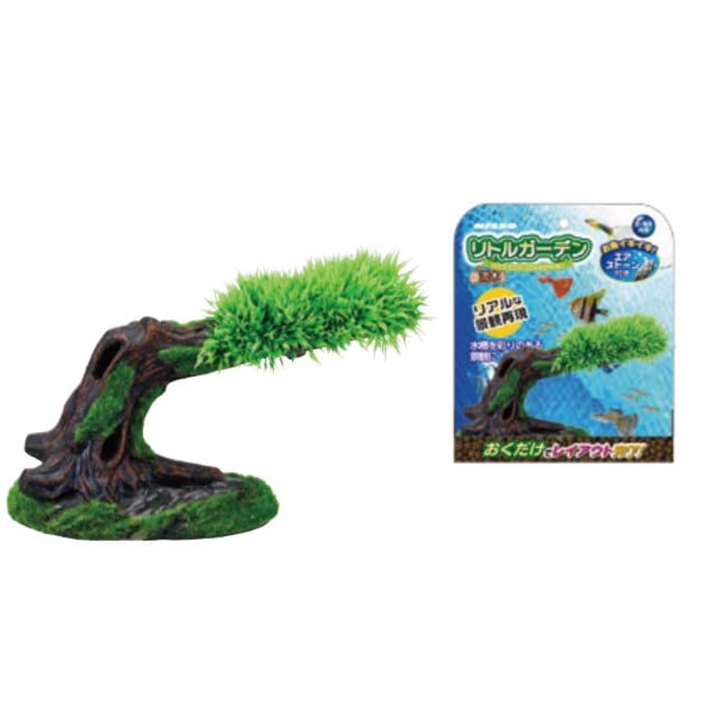 Nisso Little Garden Ornaments range, Little Garden Driftwood 4 (NAP-513 Moss W. Branch)