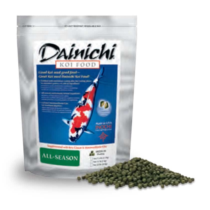 Dainichi Koi All-Season 2.5kg Small (3mm) Floating Pellets