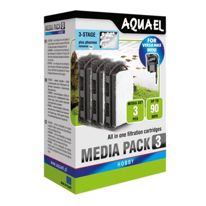 Aquael Versamax-mini Phosmax Media Pack (3pk)