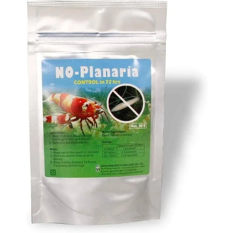 Genchem No Planaria Shrimp Safe Planaria Hydra Killer Shrimp Fish Planted Tank