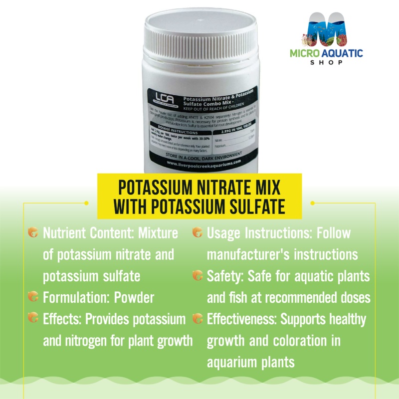 Potassium nitrate mix with Potassium Sulfate