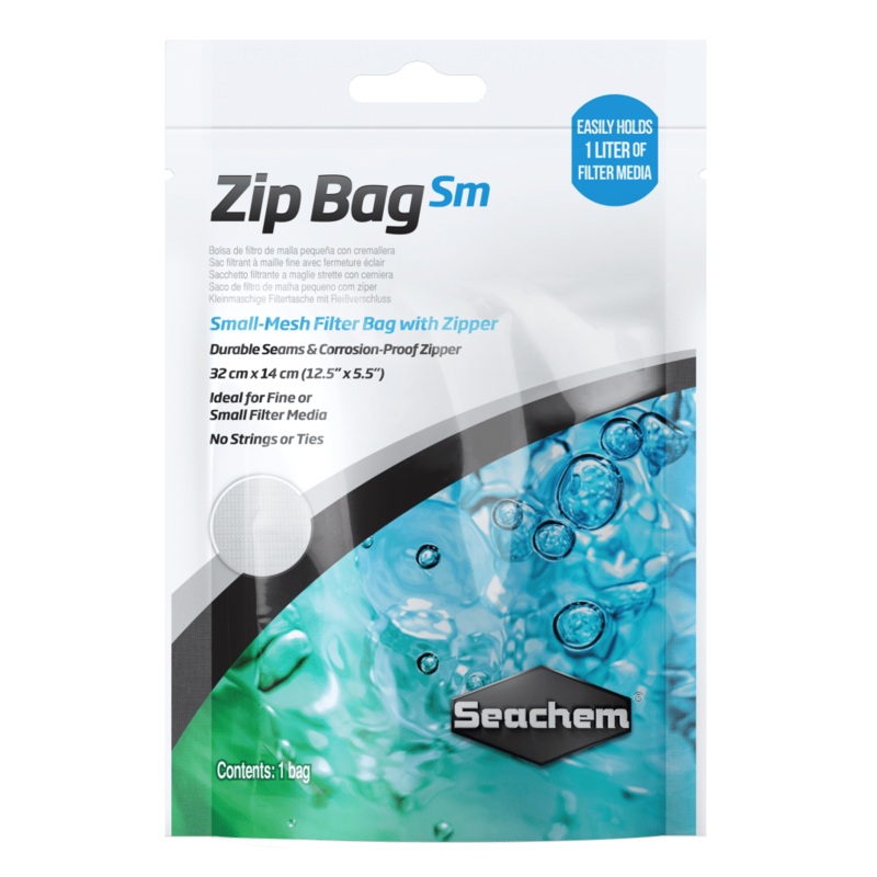 Seachem Zip Bag - Small (12.5" x 5.5")