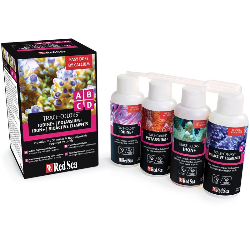 Red Sea - Trace Colours Starter A|B|C|D - 4x 100 mL