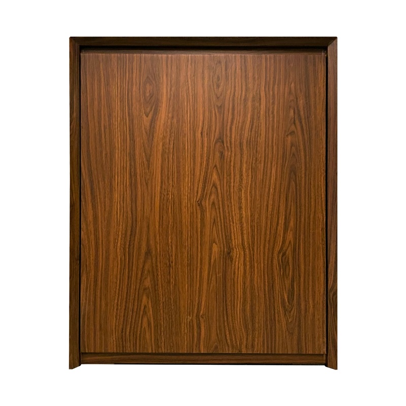 Archaea Mid-Century Modern Wood Cabinet for rimless aquariums with base dimensions: L 60cm x W 30cm