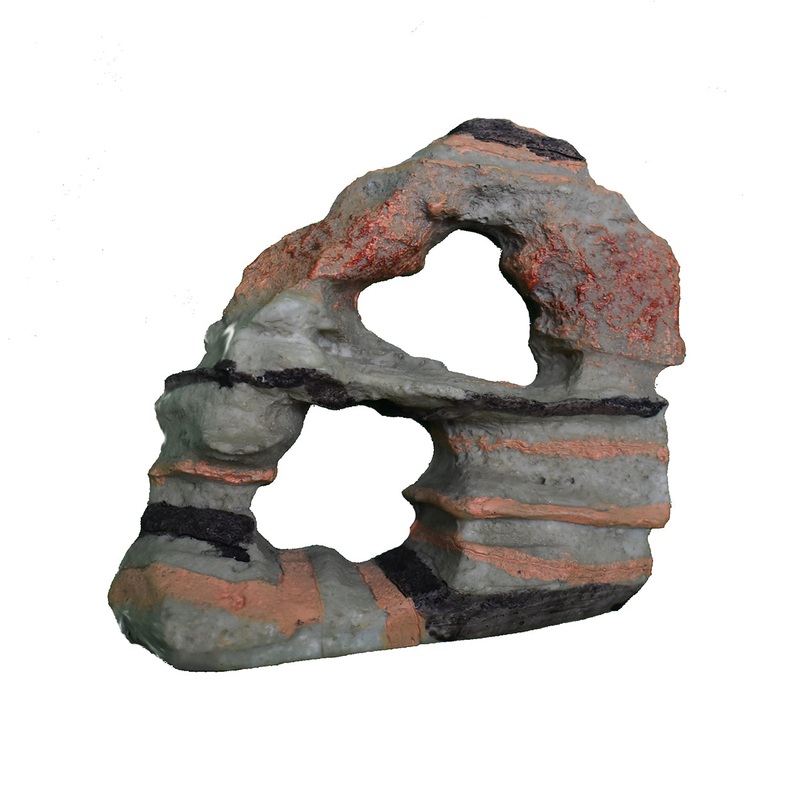 Striped Rock Ornament