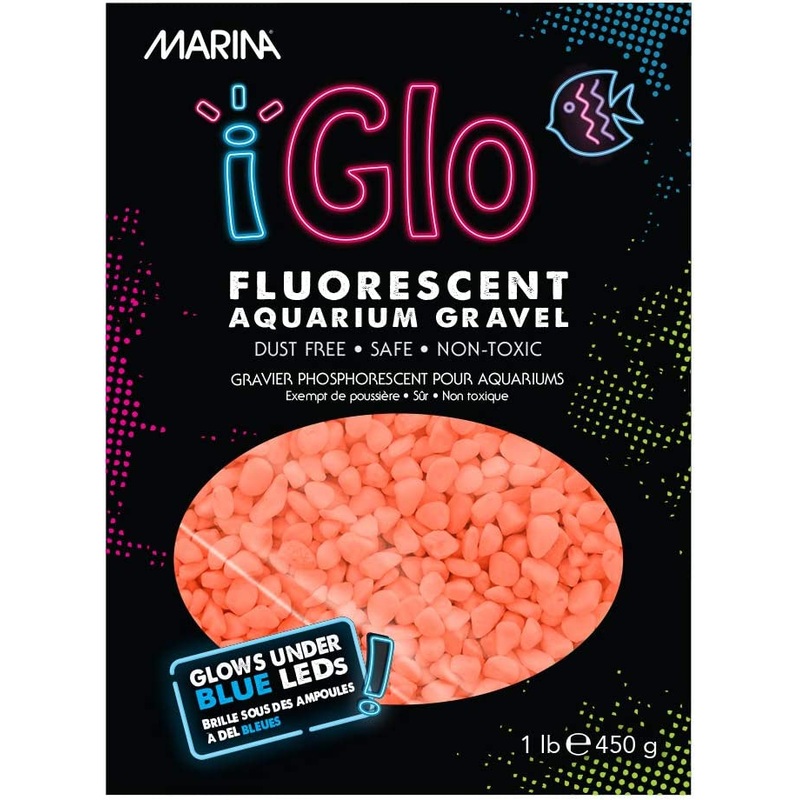 Marina iGlo Fluorescent Aquarium Gravel - Orange
