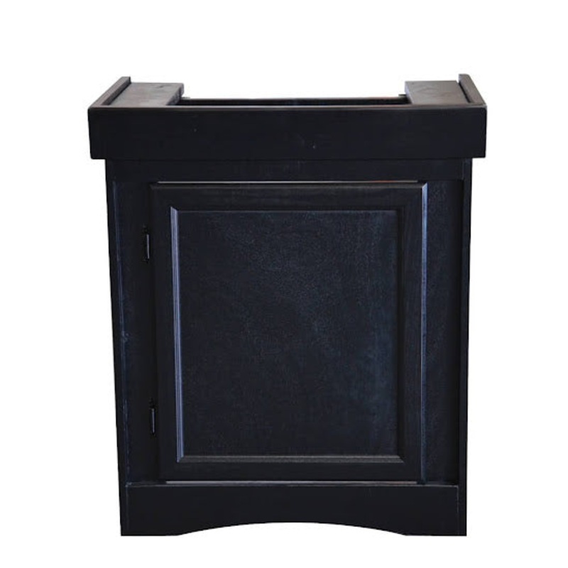 Seapora Monarch Stand Black - 24" x 12"
