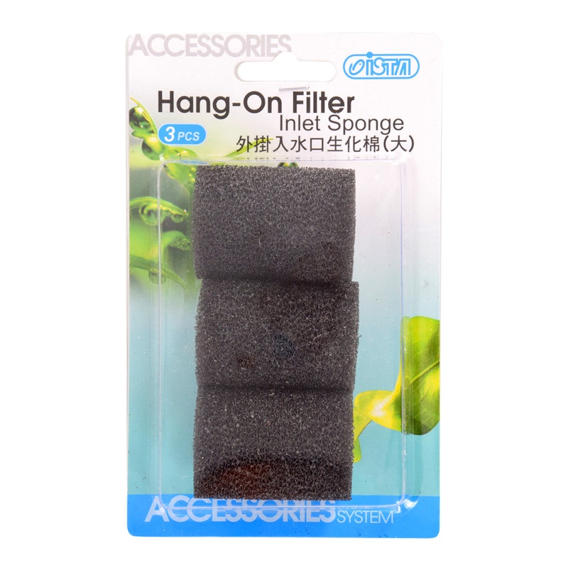 Ista Hang-On Filter Inlet Sponge - large - 3pk