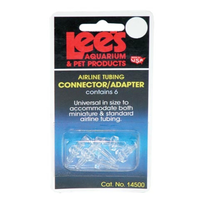 Lee's Airline Tubing Connectors/Adaptors - 6 pk