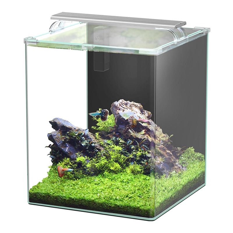 Aquatlantis Kubus Curve Glass Aquarium with LED - 65L