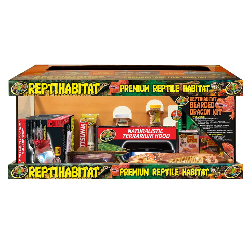 20 Gallon ReptiHabitat Bearded Dragon Kit