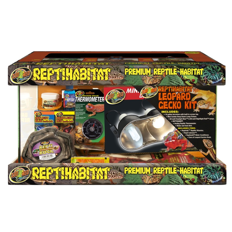 Zoo Med 10 Gallon Repti-Habitat leopard gecko kit