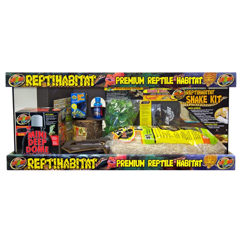 Zoo Med 20 Gallon ReptiHabitat Snake Kit