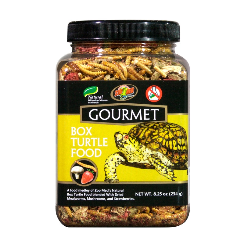 Zoo Med Gourmet Box Turtle Food  8.25 oz and 15 oz oz