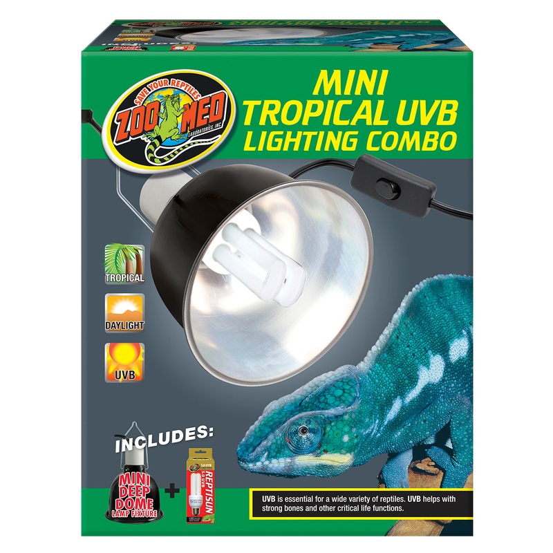 Zoo Med Mini Tropical UVB Lighting Combo