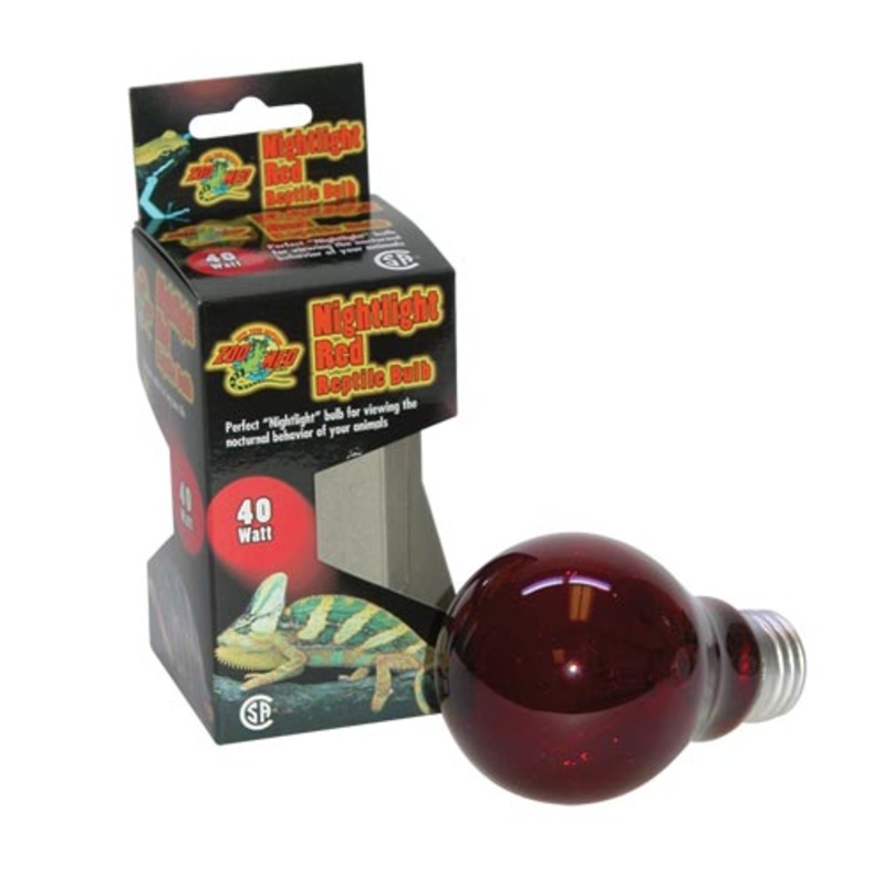 Zoo Med Nightlight Red Reptile Bulb
