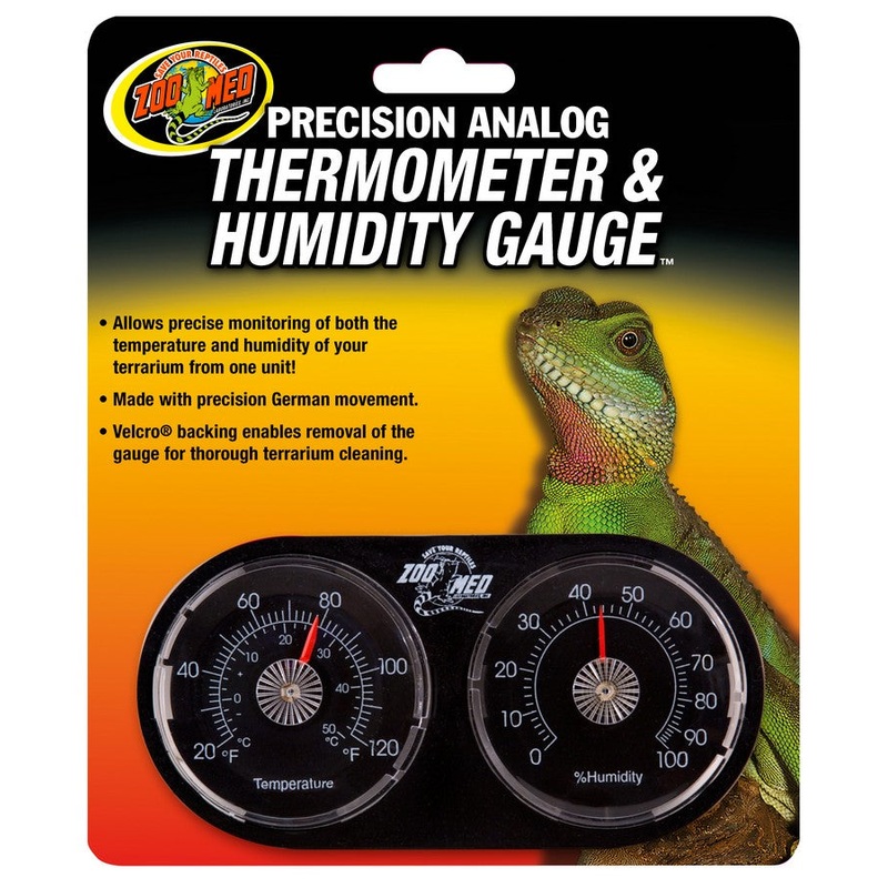 Zoo Med Precision Analog Thermometer & Humidity GaugeZoo Med