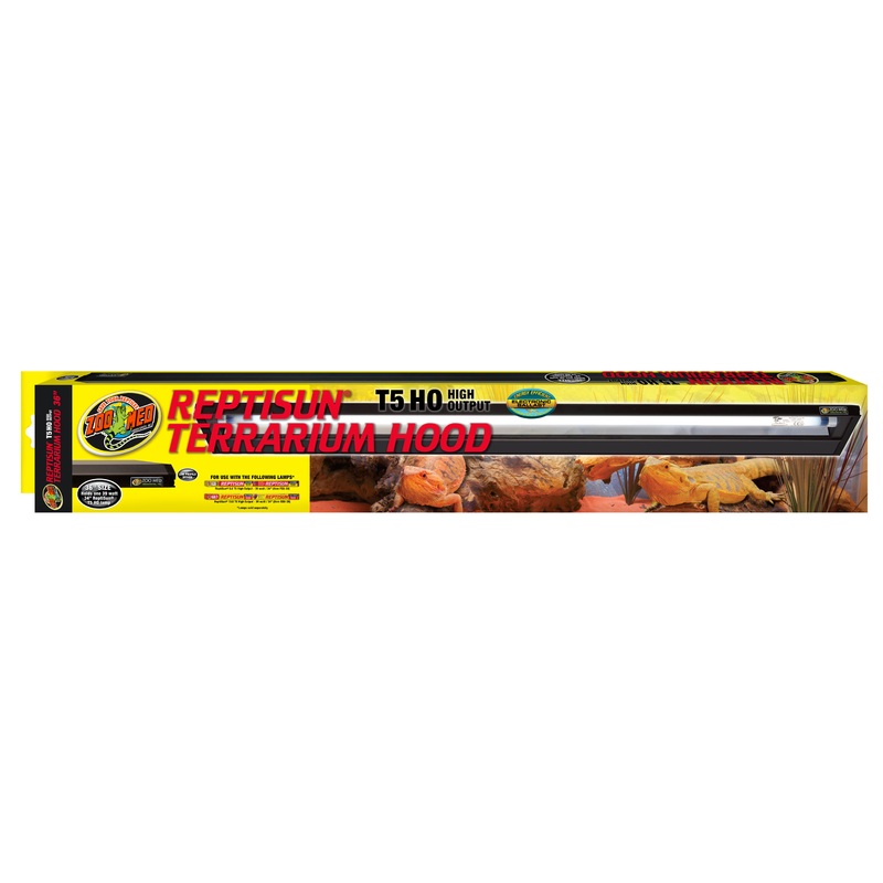 Zoo Med ReptiSun T5 HO Terrarium Hood-36 in-48 in