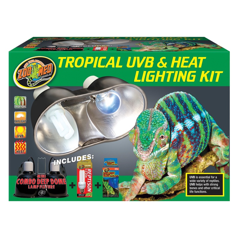 Zoo Med Tropical UVB & Heat Lighting Kit