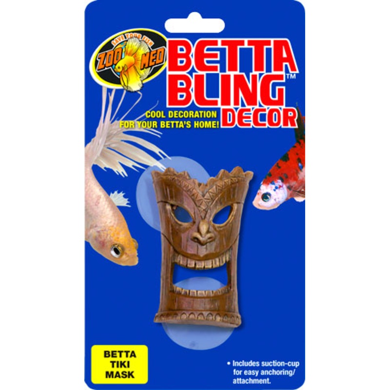 Zoo MedBetta Bling Decor  Tiki Mask