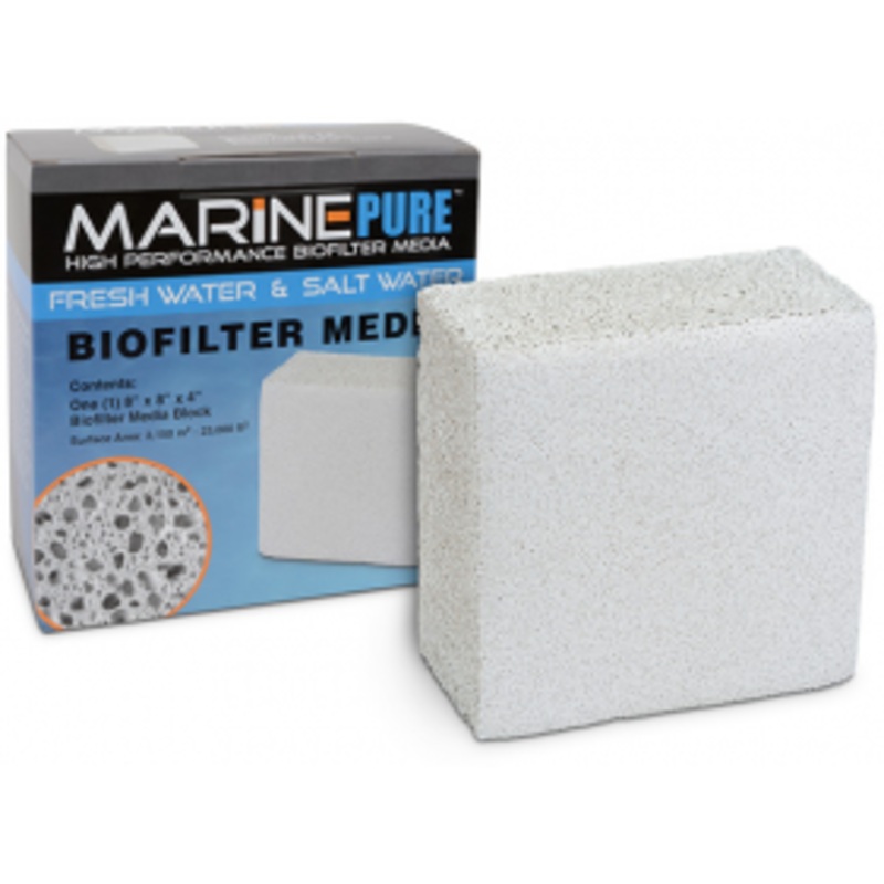 CerMedia MarinePure BioFilter Media Block 8"x8"x4"
