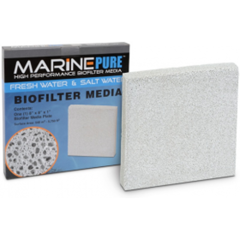 CerMedia MarinePure BioFilter Media Plate 8"x8"x1"