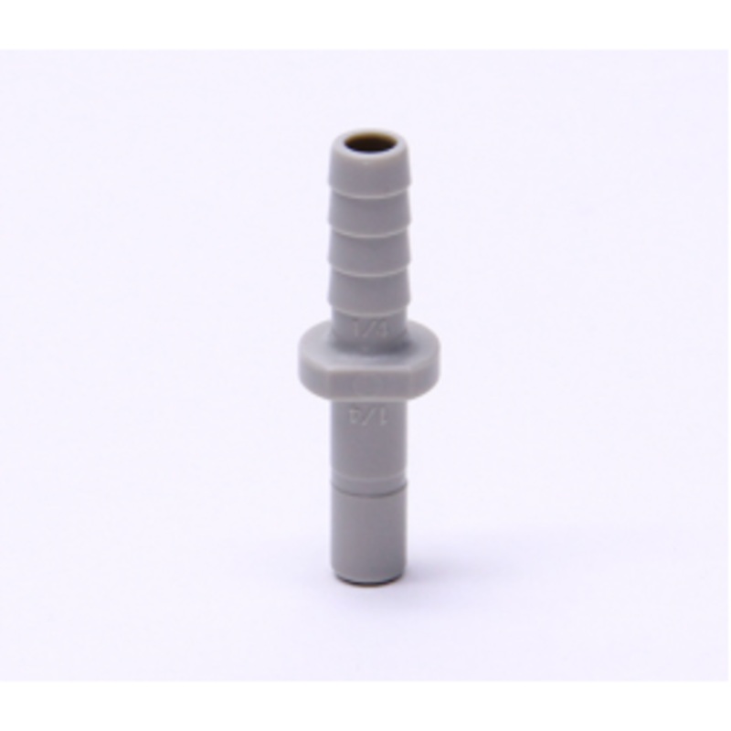 CONNECTOR 1/4" BARB TO 1/4" PLUG