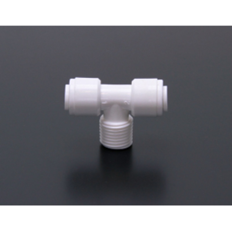 THREADED T 1/4" THREAD 2 TUBES 1/4"
