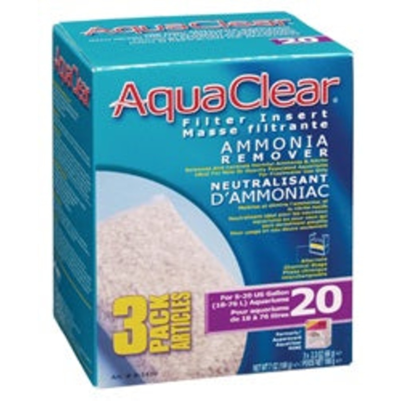 Aquaclear 20 ammonia remover 3 pack