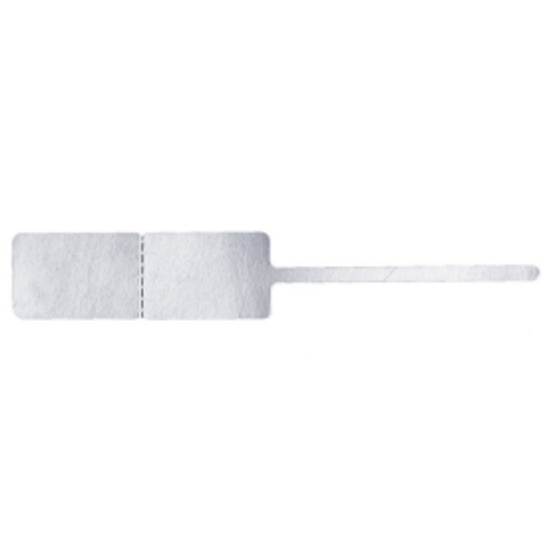 Tadpole Frag Tag (5/3 x 3/8) white - 100 lot