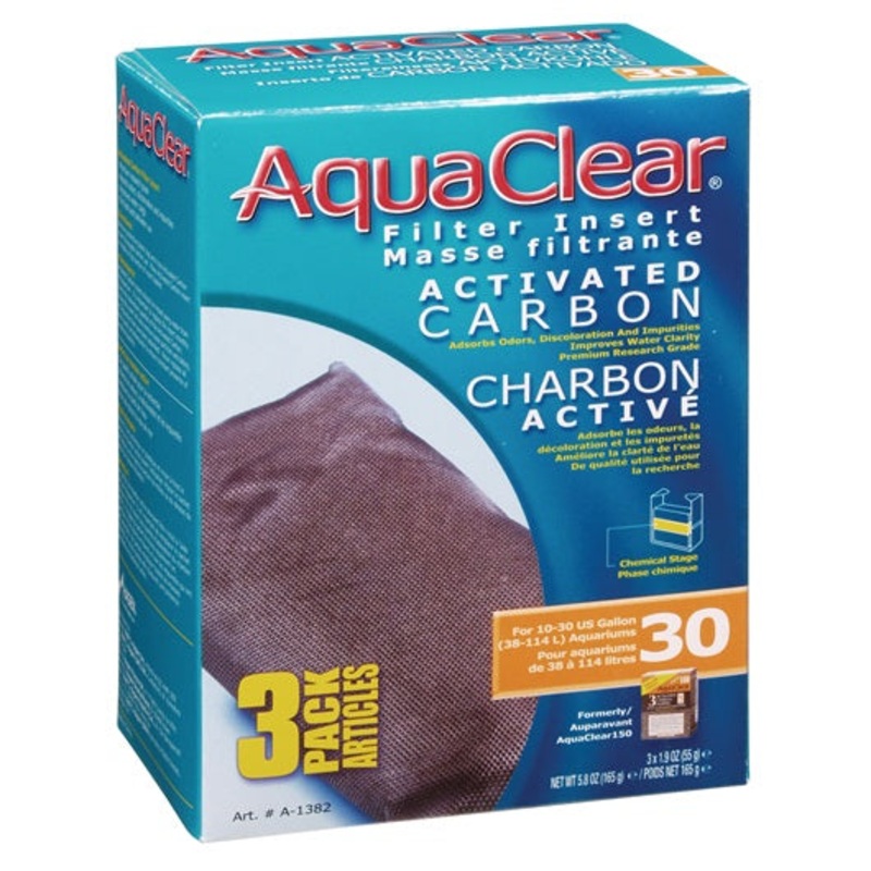 AquaClear 30 Activated Carbon Filter Insert - 165 g (5.8 oz)