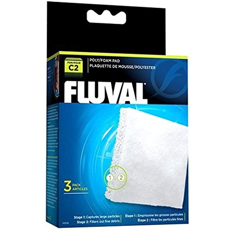 Fluval C2 3 pack poly /foam pad