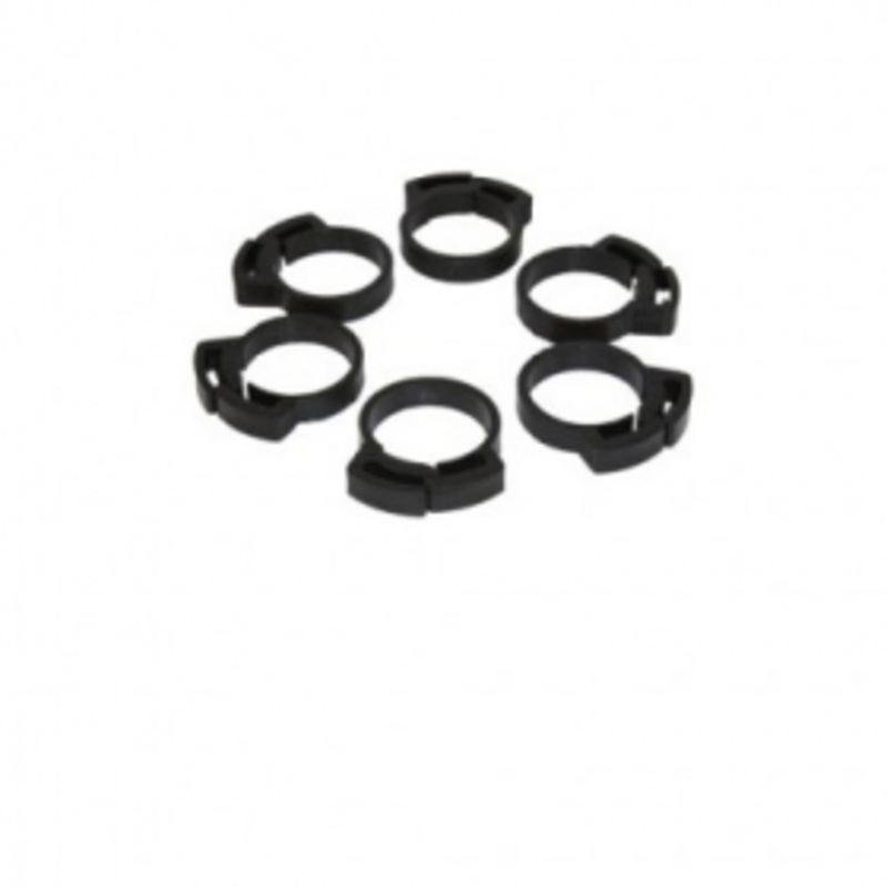 Two Little Fishies Ratchet Clip Hose Clamp 1" (6 pack)