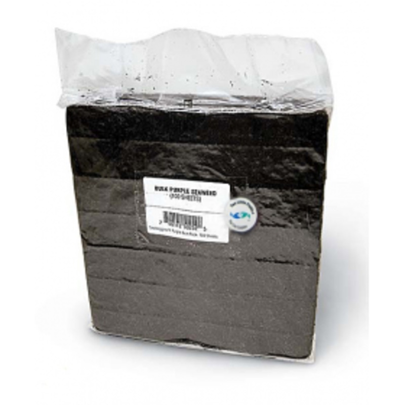 Two Little Fishies SeaVeggies Purple Seaweed Bulk Pack 100 Sheets