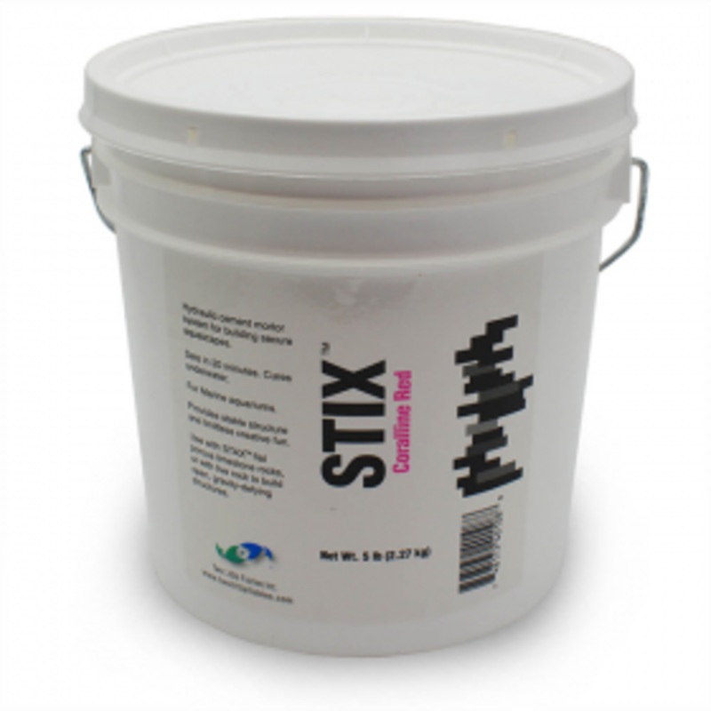 Two Little Fishies STIX Coralline Red Aquascaping Cement 5lb