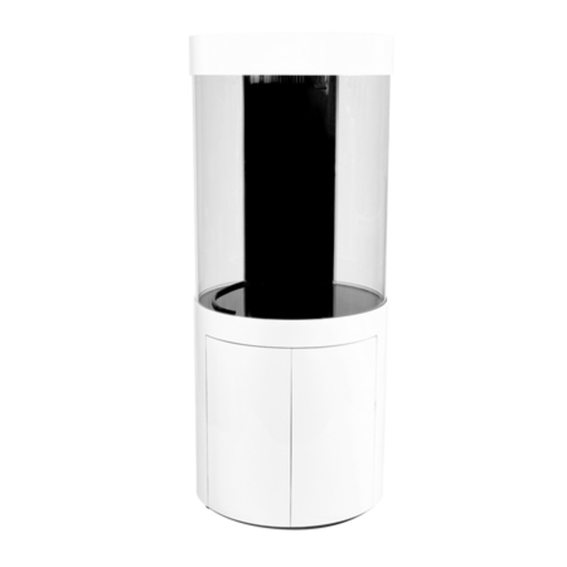 Pro Clear Cylinder Aquarium Kit  - Sump Filtration - 80 gal - White
