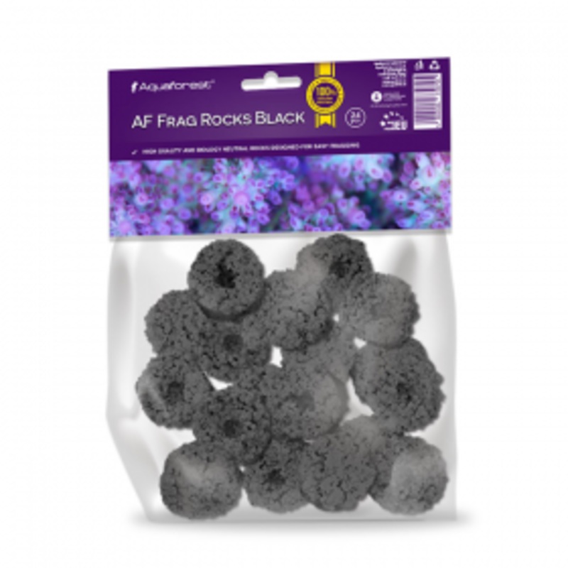 Aquaforest Frag Rocks Black 24pk