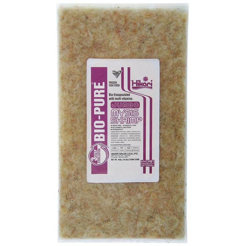 Hikari Bio-Pure Frozen Jumbo Mysis Shrimp - Flatpack - 16 oz