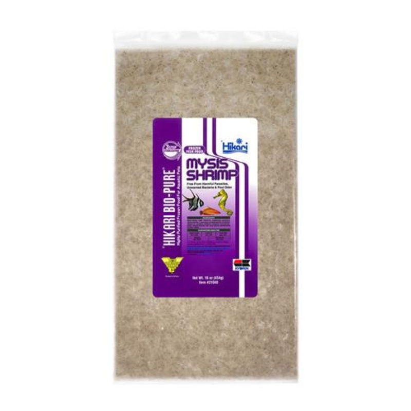 Hikari Bio-Pure Frozen Mysis Shrimp - Flatpack - 16 oz